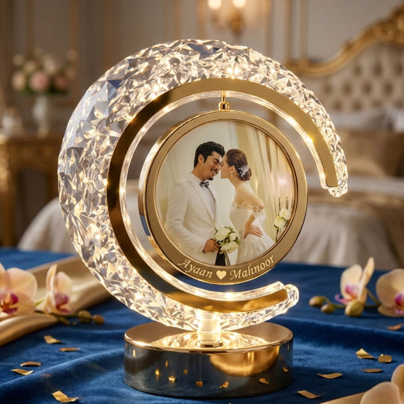 Personalized Anniversary Gift Moon Light with Custom Message Karachi