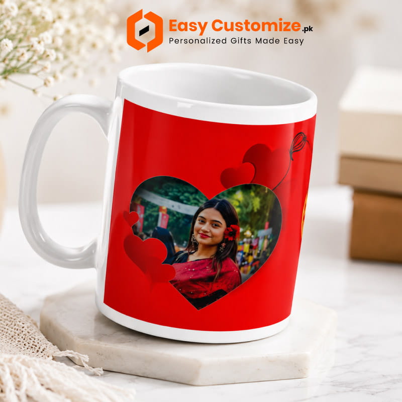 Personalized birthday gift mug in Karachi