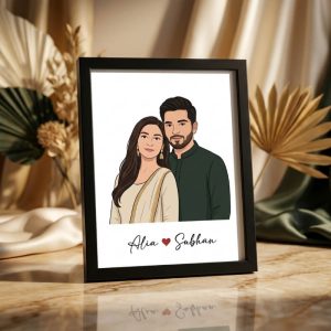Custom Minimal Vector Portrait Frame Pakistan