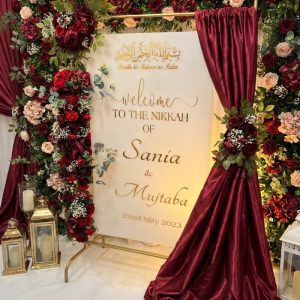 Custom Wedding and Nikkah Welcome Acrylic Board Pakistan