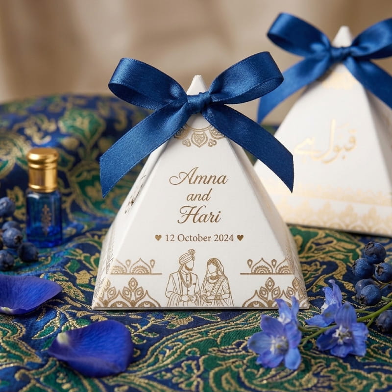 Bulk Order of Personalized Wedding Bid Favors for Guests