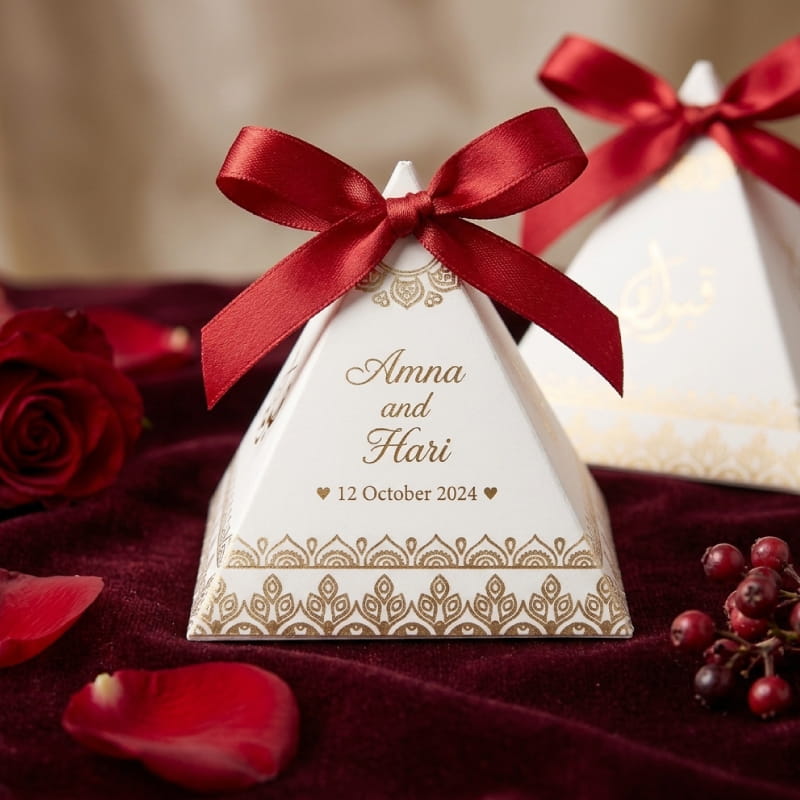 Customized Nikkah Sweets and Bid Boxes Pakistan