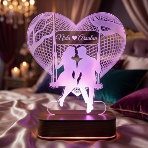 Personalized Name Calligraphy LED Acrylic Lamp Pakistan