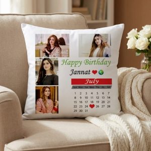 Customized photo print cushion birthday gift by EasyCustomize